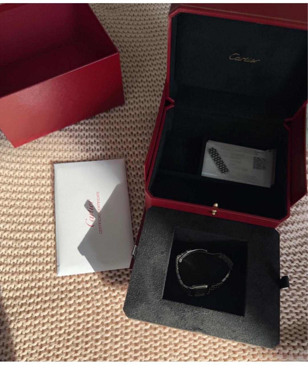 CARTIER Серебряные часы, фото 4