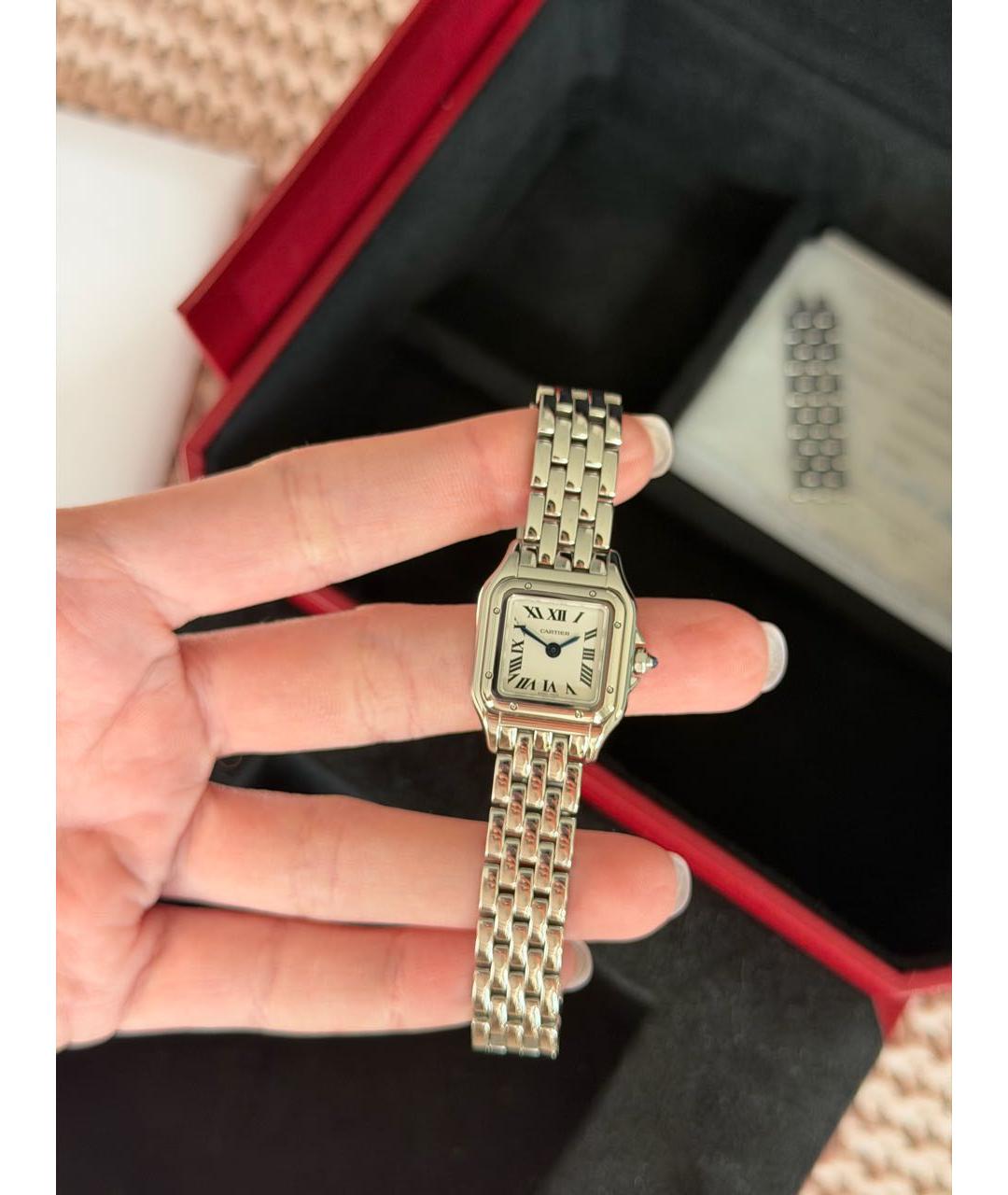 CARTIER Серебряные часы, фото 2