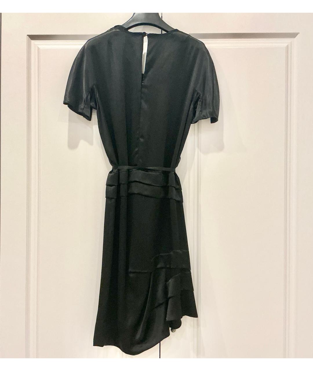 LOUIS VUITTON Черное вискозное повседневное платье, фото 6