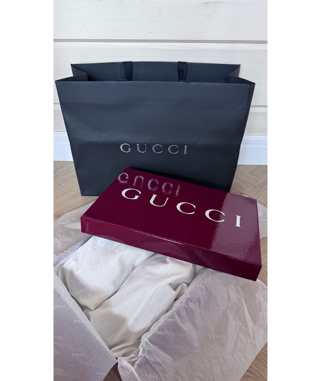 GUCCI Черные кожаные лоферы, фото 4