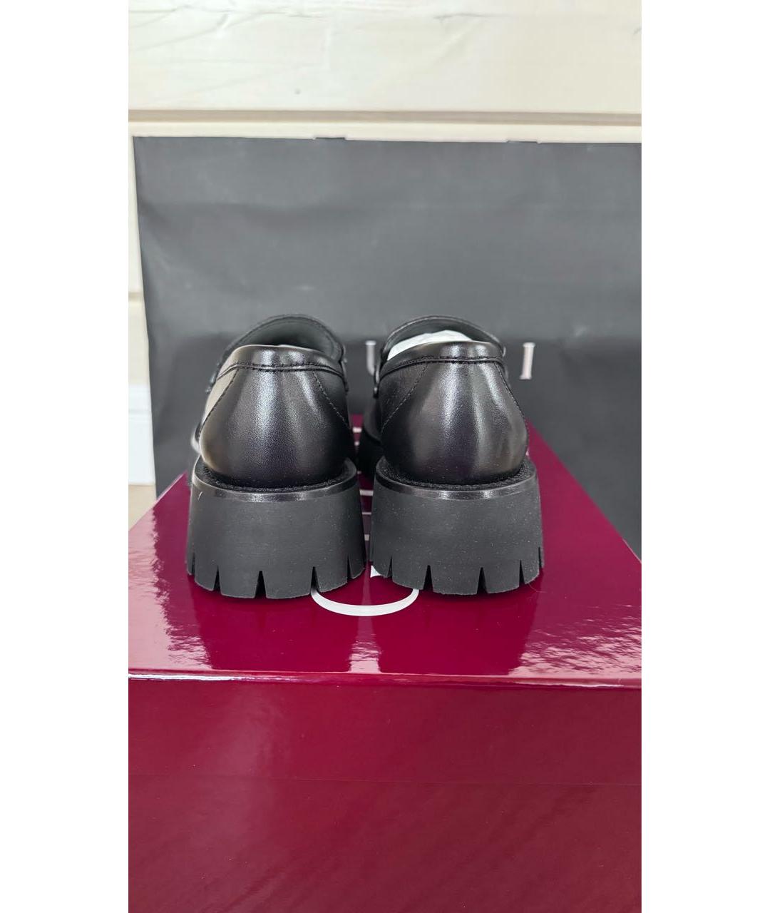 GUCCI Черные кожаные лоферы, фото 3