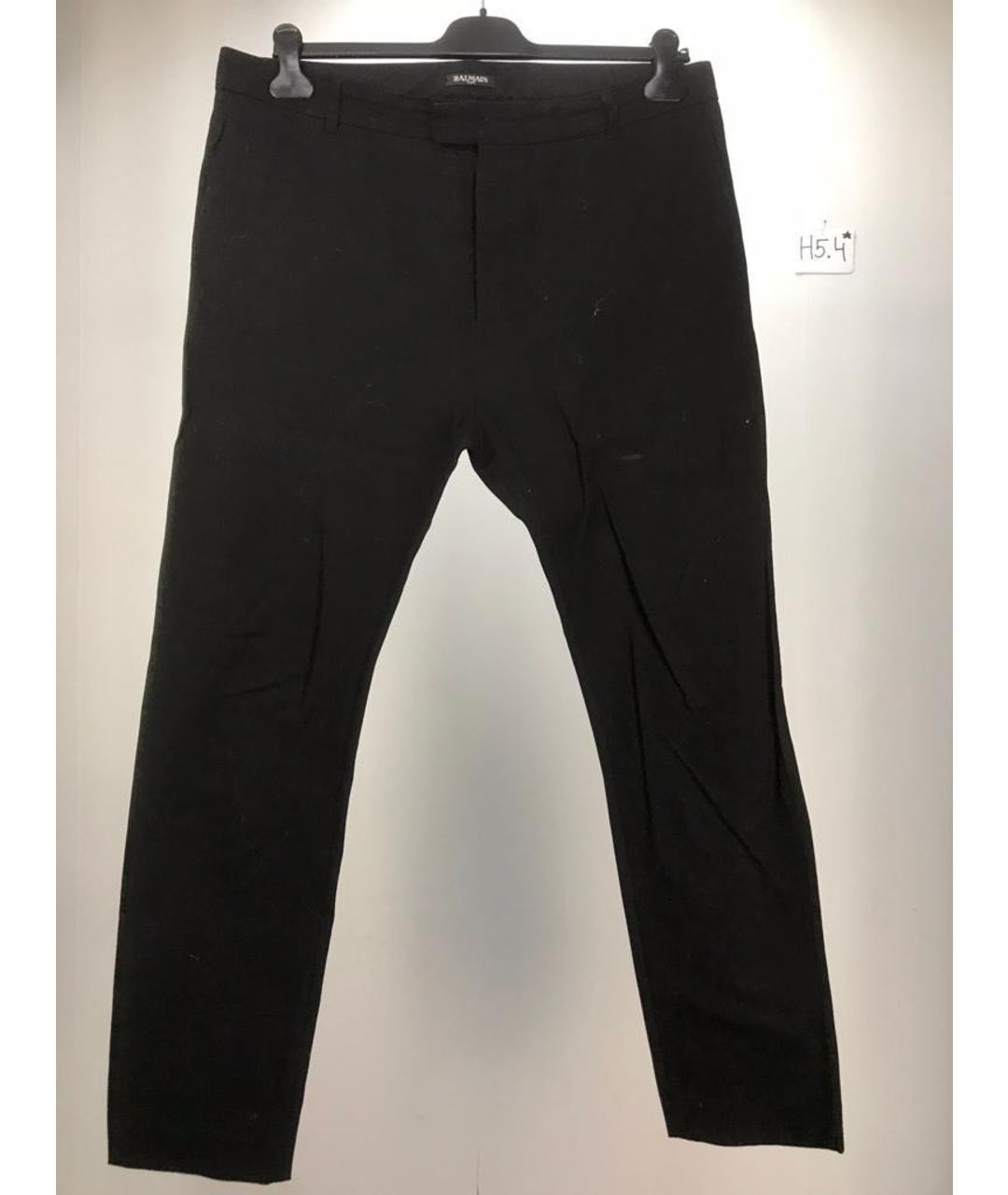 BALMAIN Черные классические брюки, фото 5