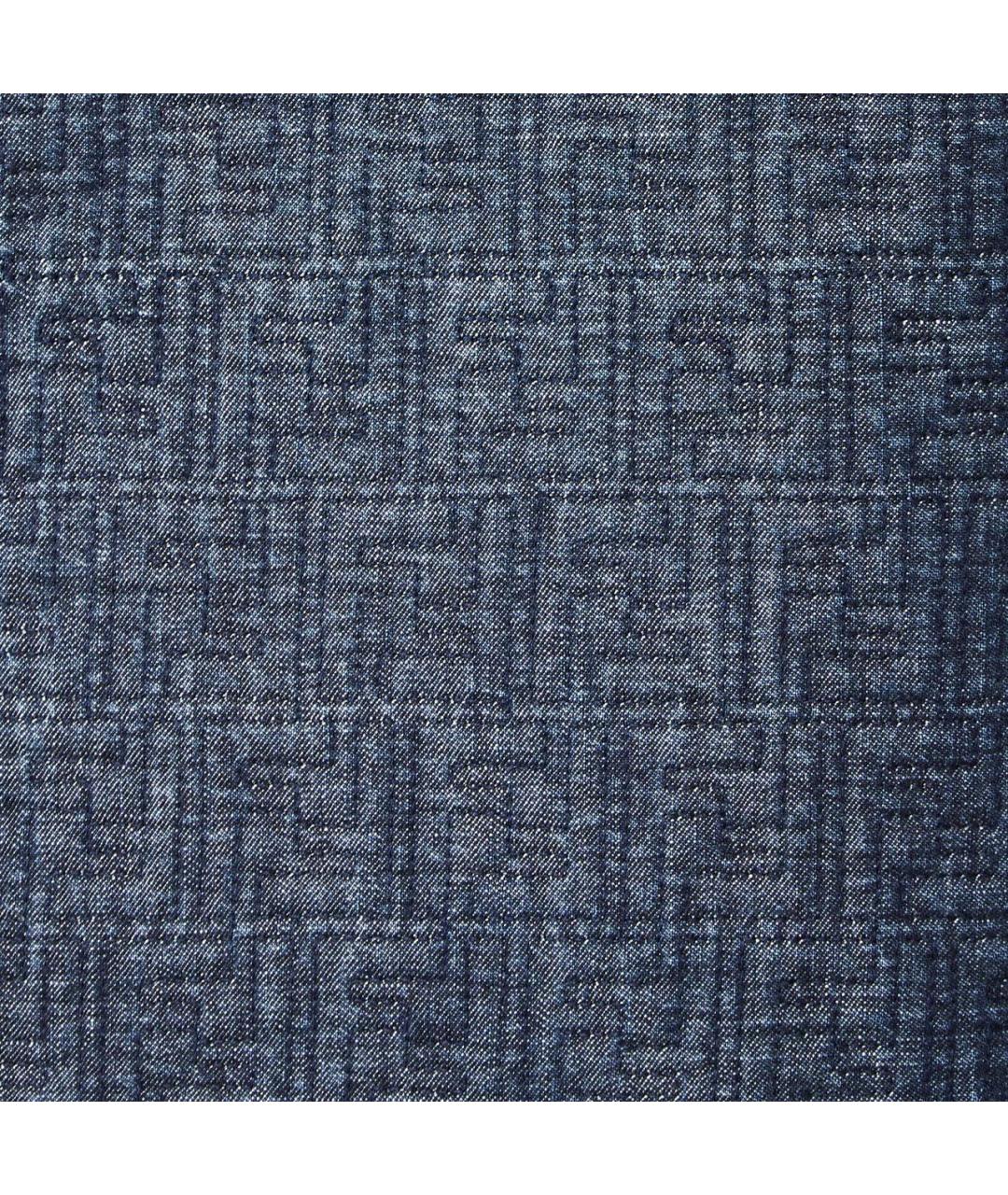 FENDI Темно-синяя хлопковая куртка, фото 3