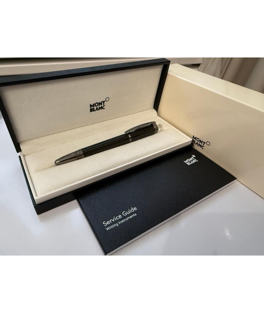 MONTBLANC Серая карбоновая перьевая ручка, фото 10