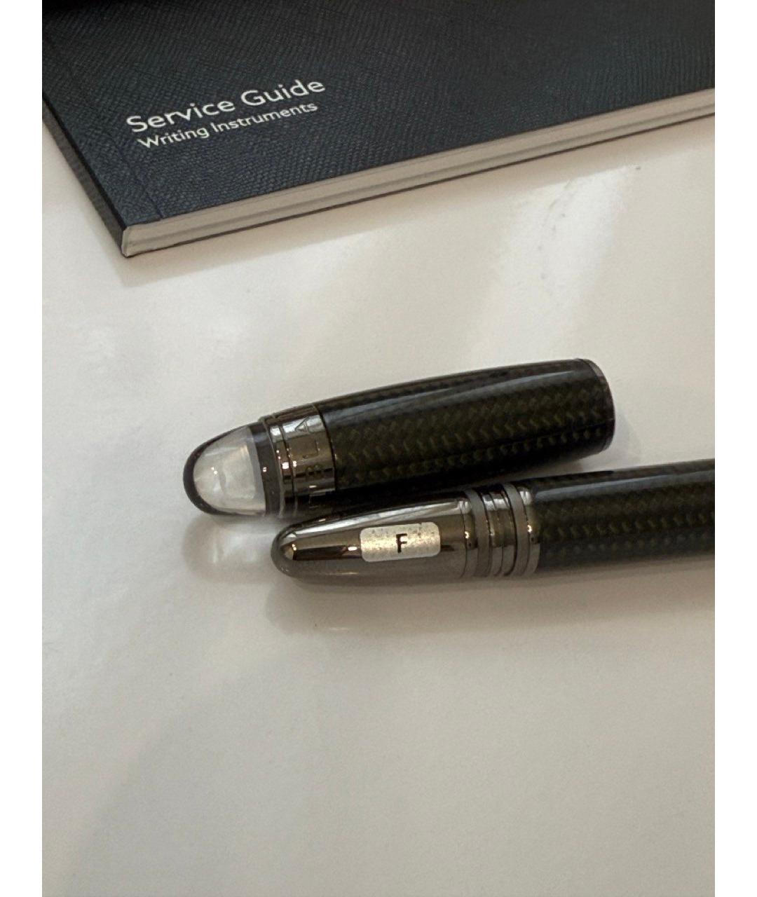 MONTBLANC Серая карбоновая перьевая ручка, фото 7