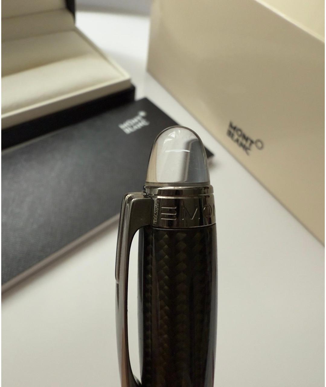 MONTBLANC Серая карбоновая перьевая ручка, фото 5