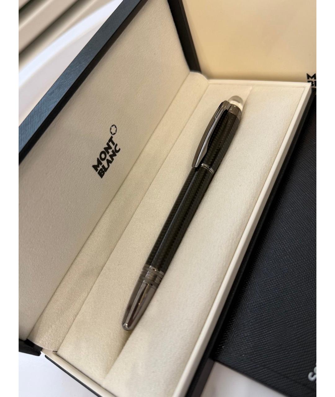 MONTBLANC Серая карбоновая перьевая ручка, фото 3