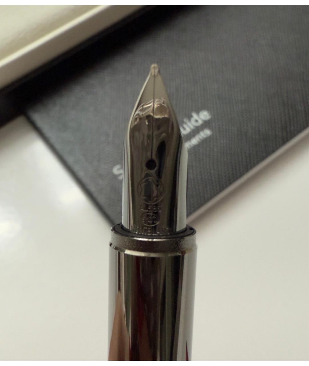 MONTBLANC Серая карбоновая перьевая ручка, фото 8