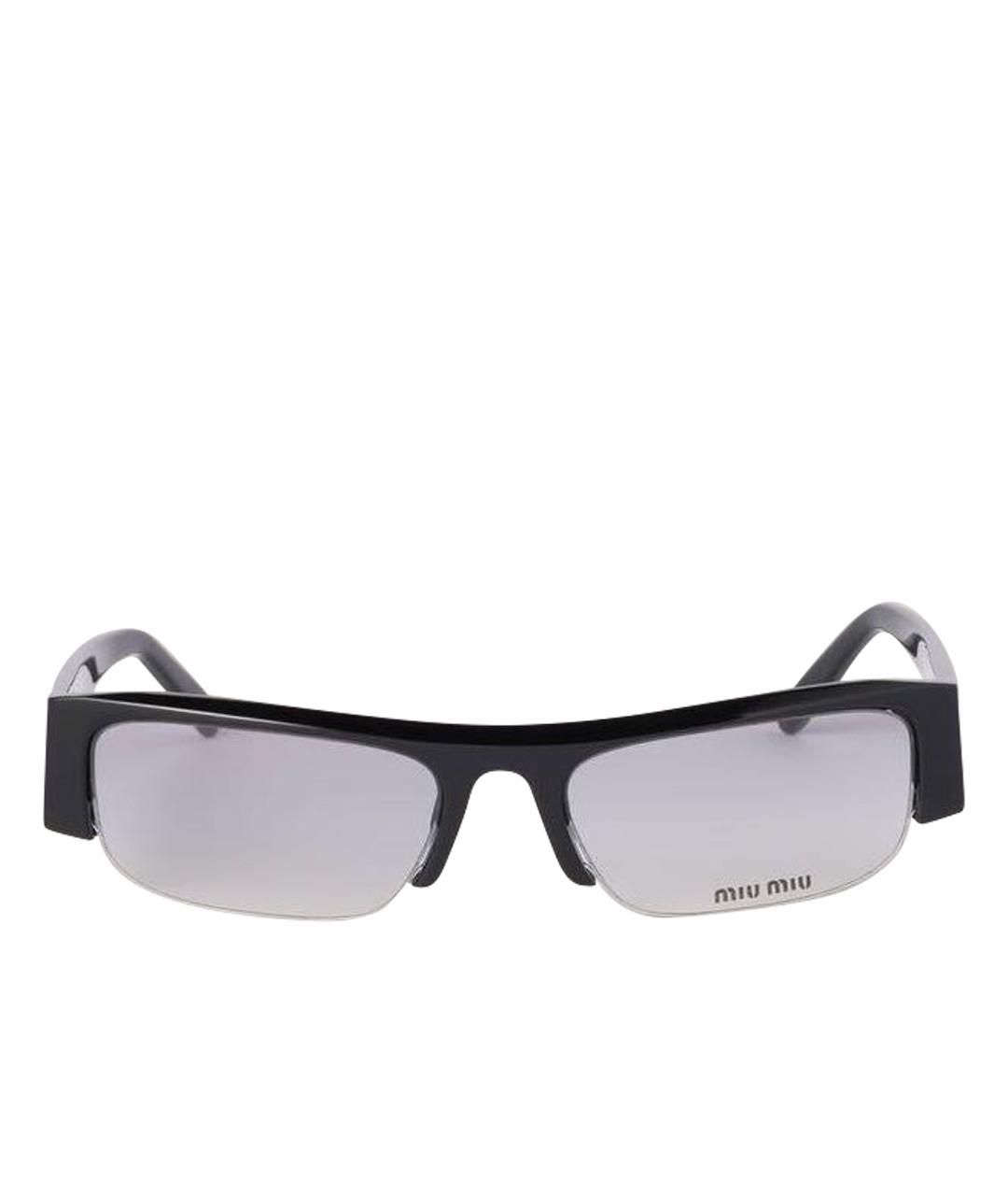 MIU MIU Черные солнцезащитные очки, фото 1