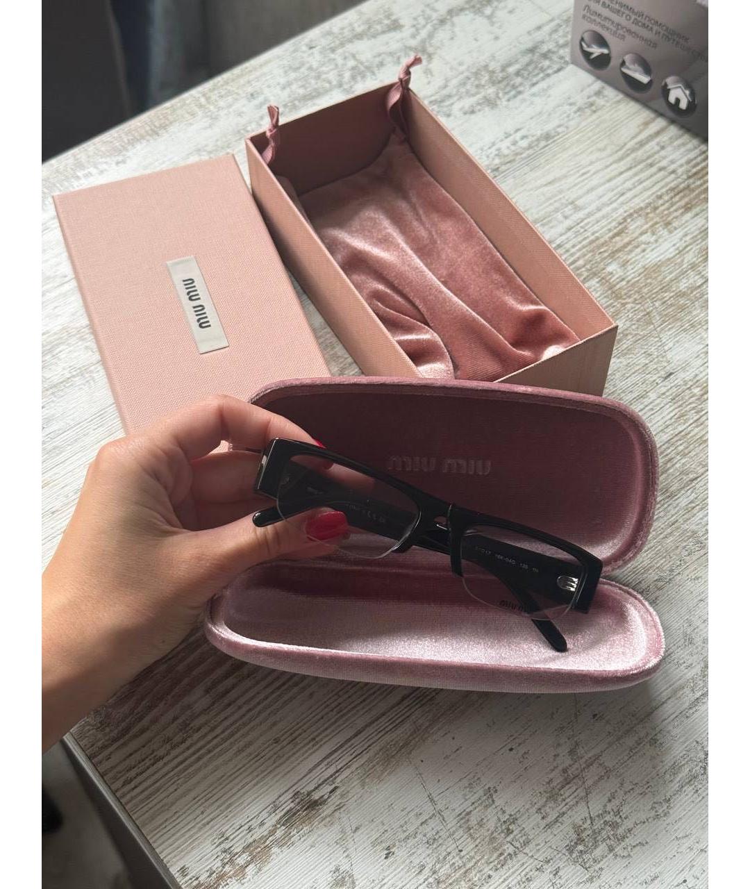 MIU MIU Черные солнцезащитные очки, фото 8