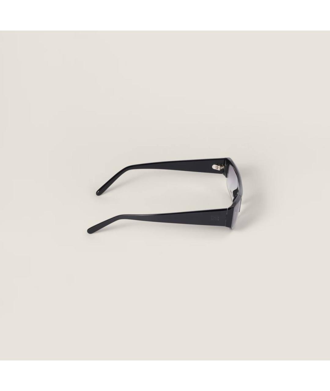 MIU MIU Черные солнцезащитные очки, фото 4