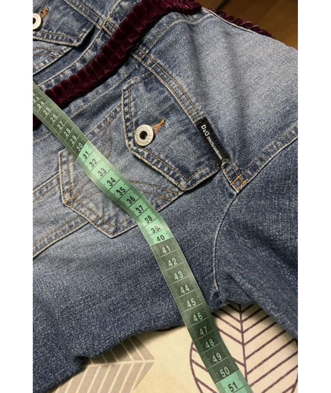 DOLCE&GABBANA Синяя деним куртка, фото 6