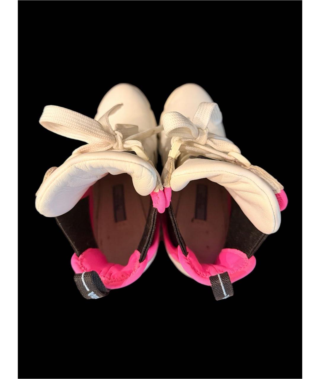 PRADA Белые кожаные ботильоны, фото 3