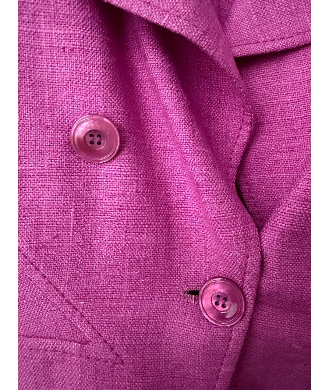 VALENTINO Фуксия шелковый жакет/пиджак, фото 4