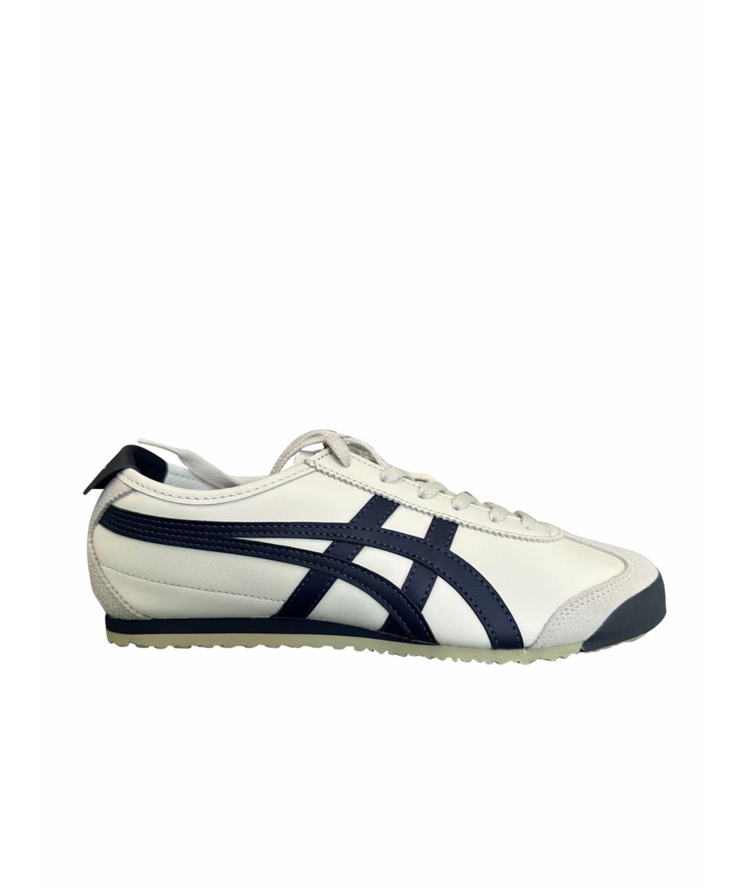 ONITSUKA TIGER Белые низкие кроссовки / кеды из искусственной кожи, фото 1