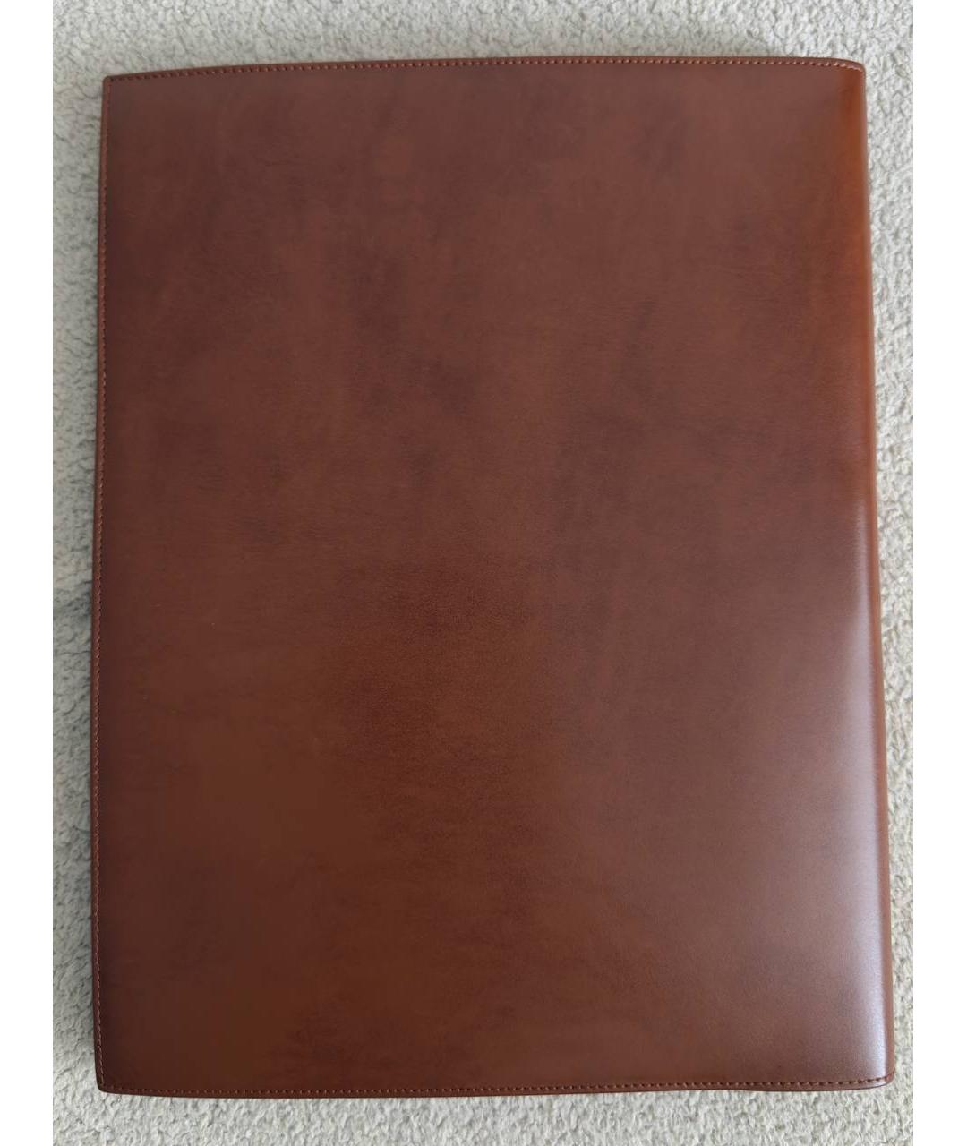 DUPONT Коричневая кожаная папка для документов, фото 4