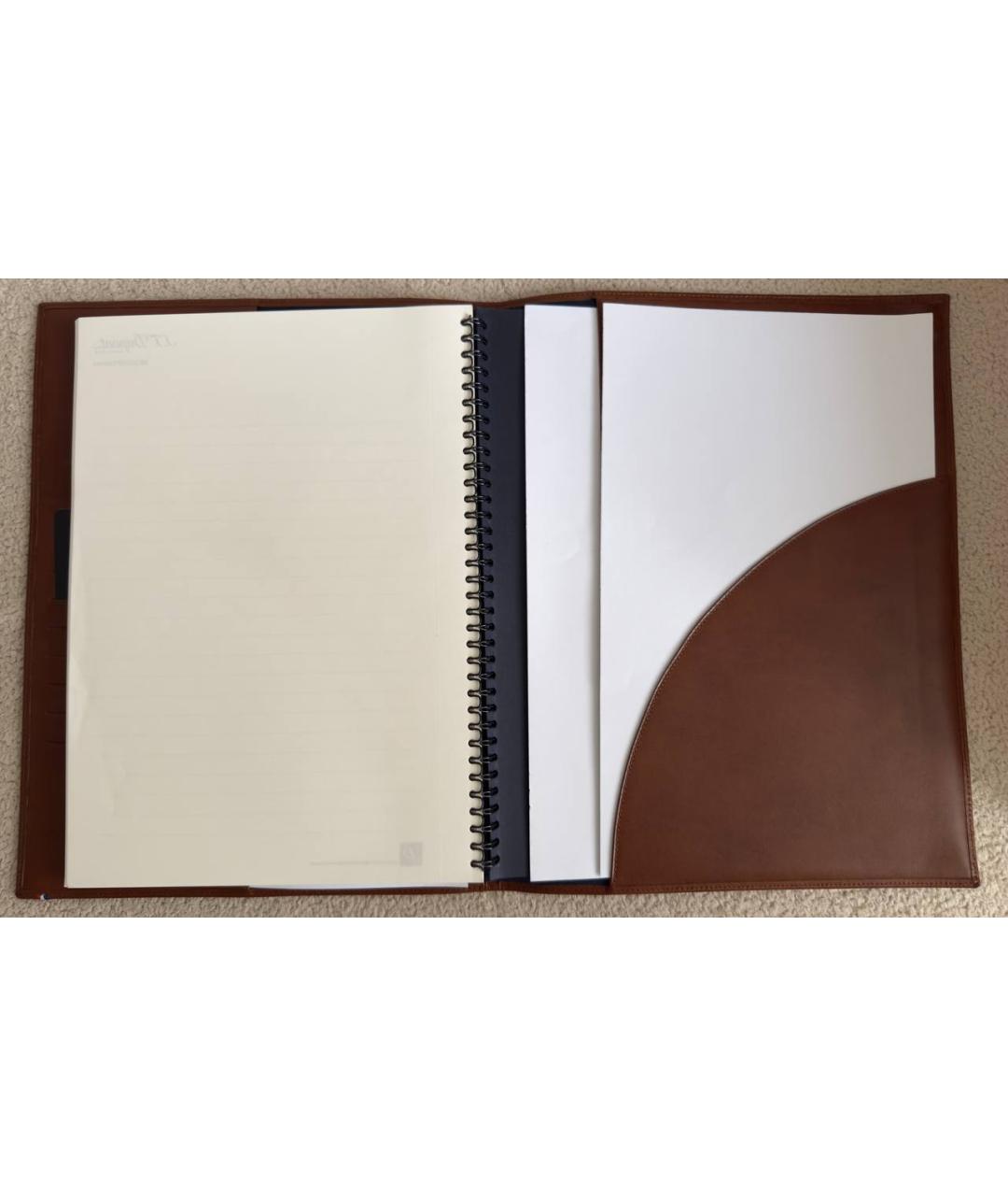 DUPONT Коричневая кожаная папка для документов, фото 3