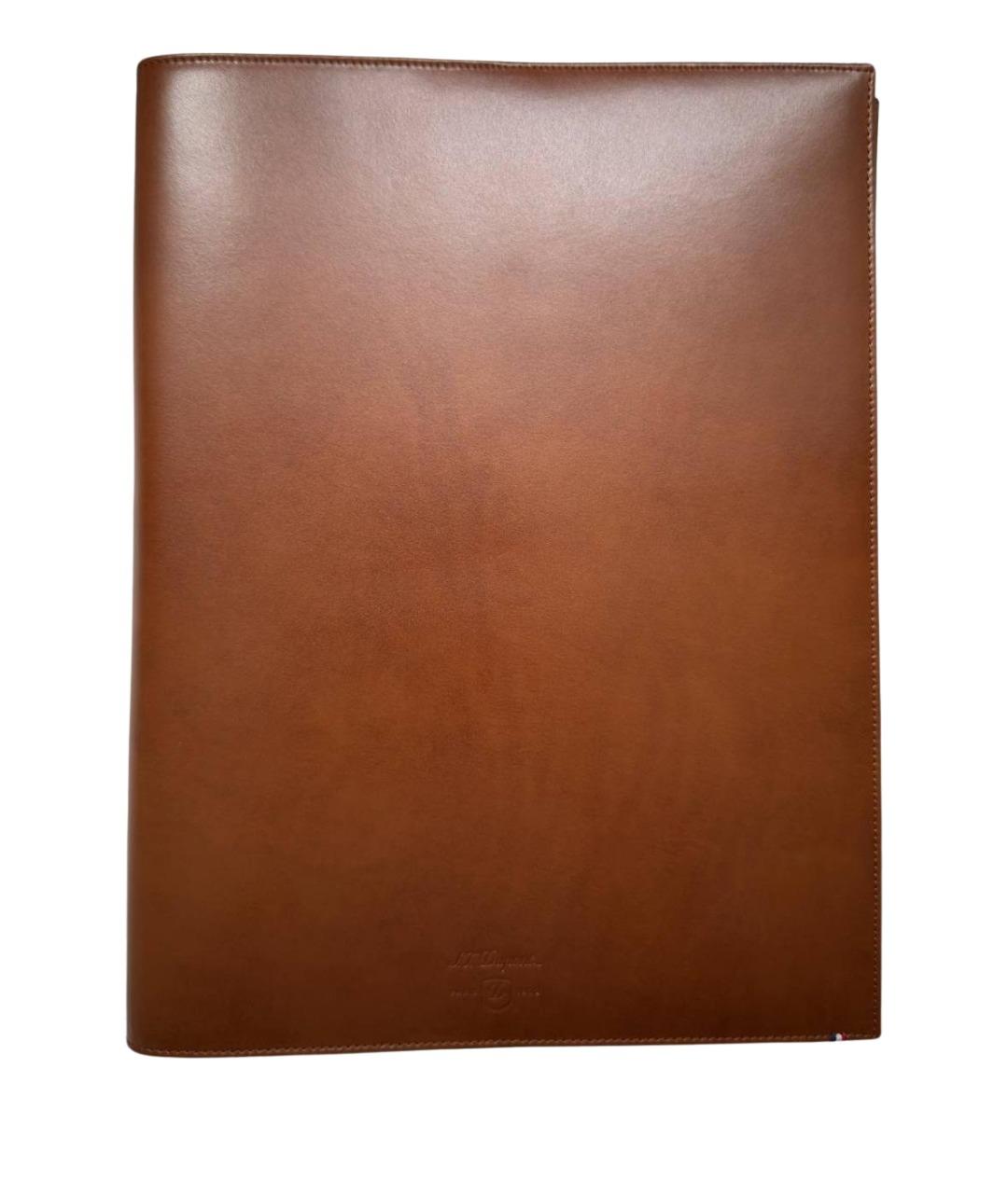 DUPONT Коричневая кожаная папка для документов, фото 1