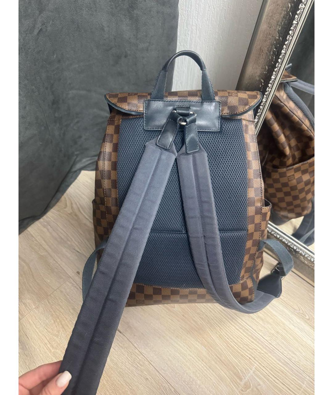 LOUIS VUITTON Коричневый рюкзак, фото 5