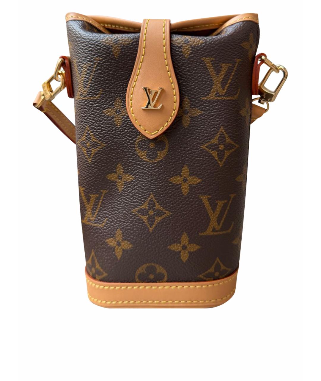 LOUIS VUITTON Коричневая сумка через плечо, фото 1