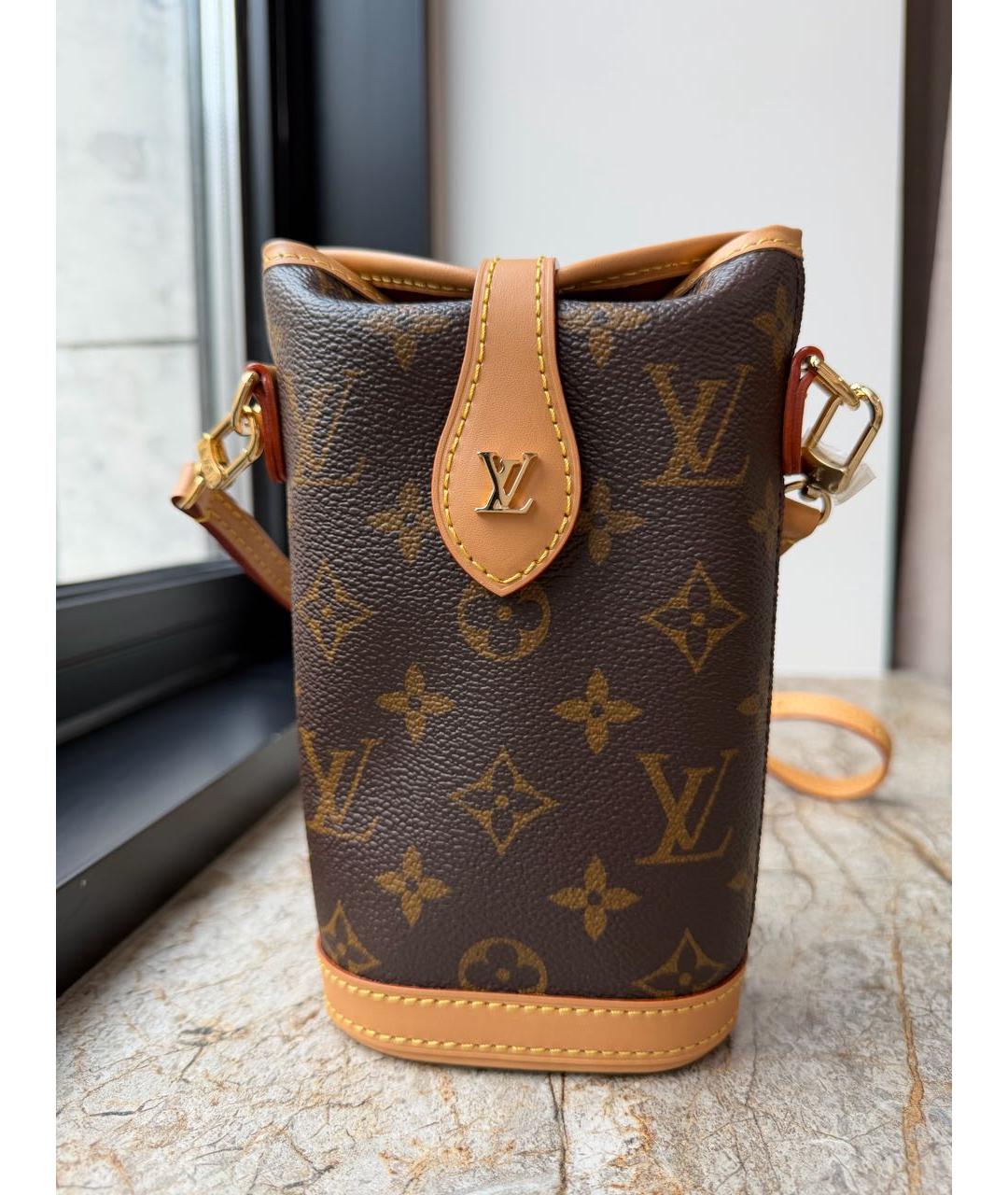 LOUIS VUITTON Коричневая сумка через плечо, фото 9