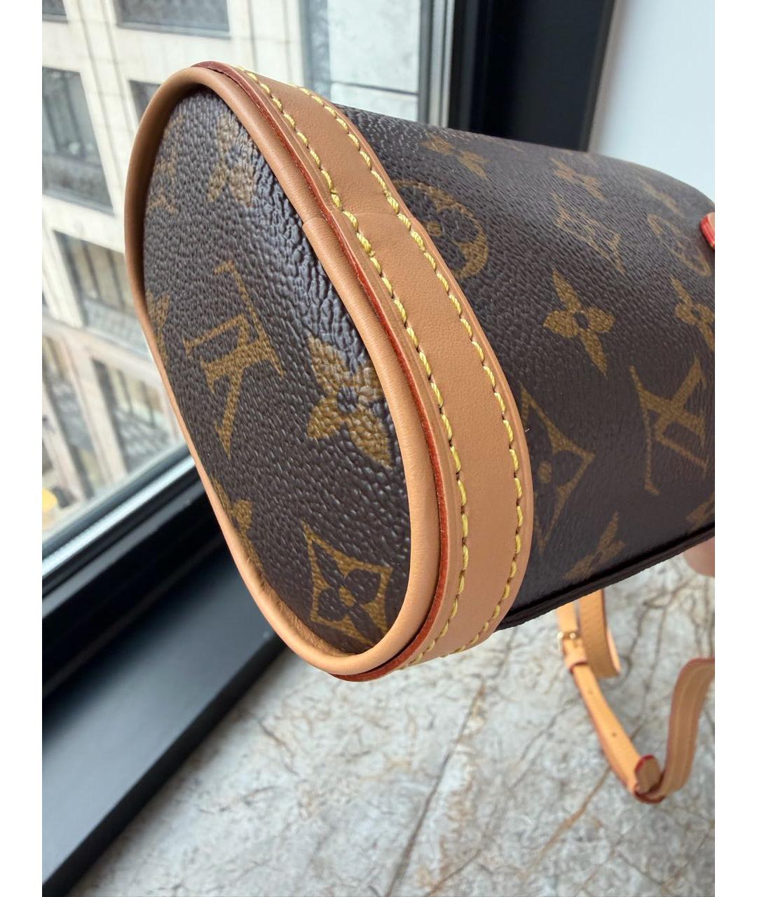 LOUIS VUITTON Коричневая сумка через плечо, фото 6