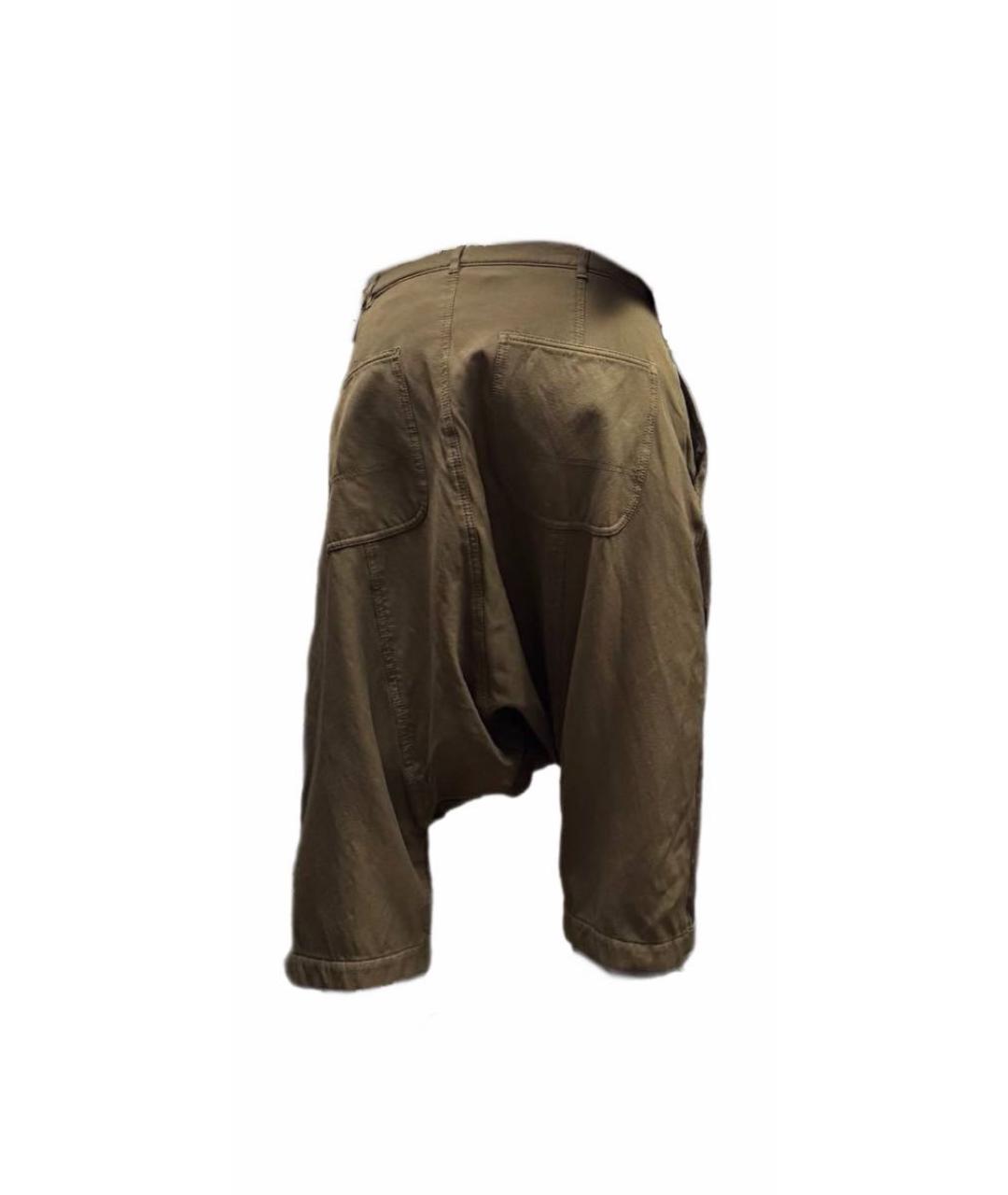 COMME DES GARÇONS Хаки хлопковые шорты, фото 4