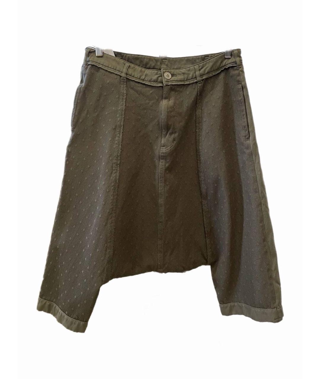 COMME DES GARÇONS Хаки хлопковые шорты, фото 7
