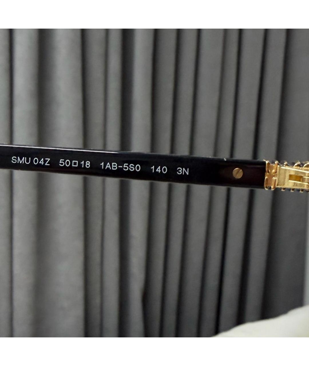 MIU MIU Черные пластиковые солнцезащитные очки, фото 5