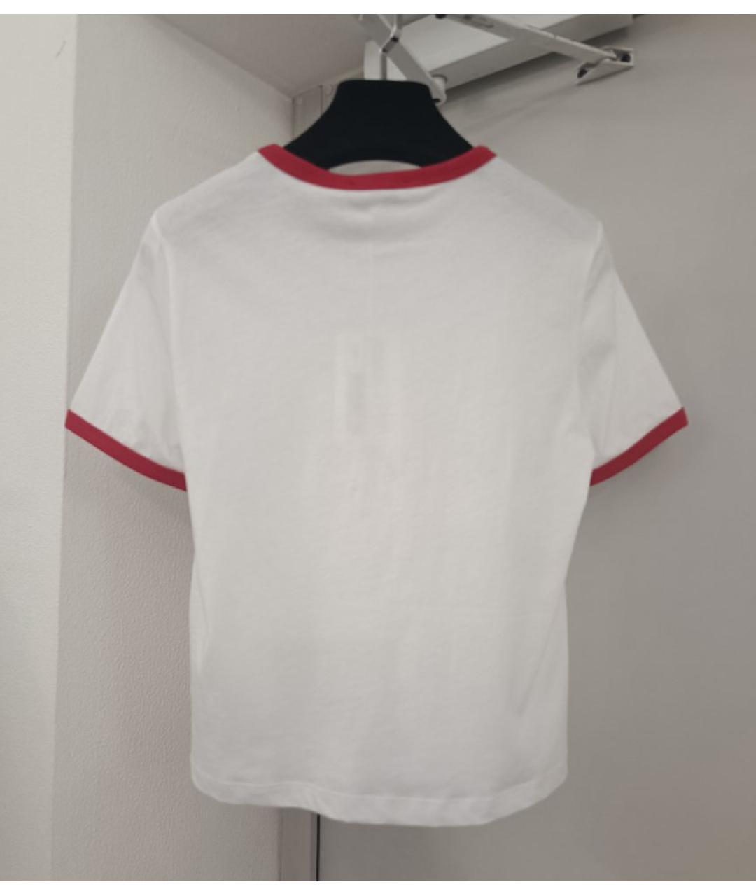 SPORTY AND RICH Белая хлопковая футболка, фото 2
