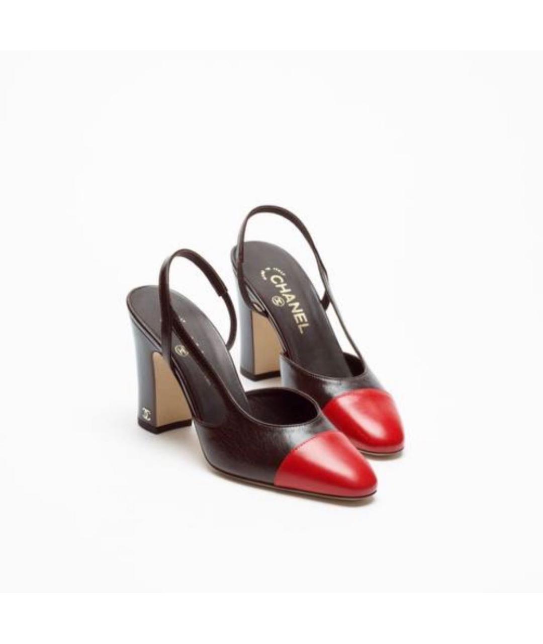 CHANEL Черные кожаные туфли, фото 2