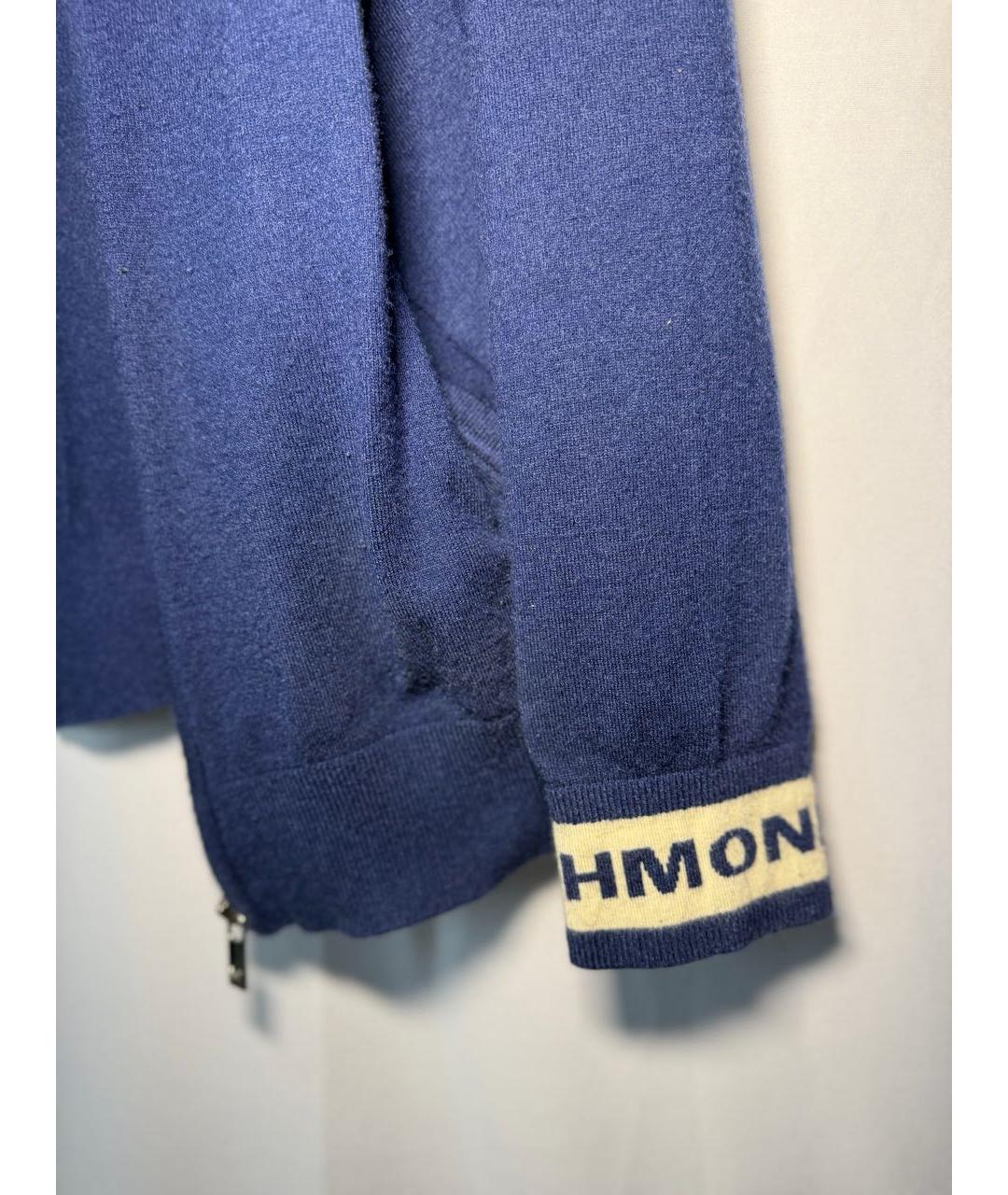 JOHN RICHMOND Синий вискозный джемпер / свитер, фото 3