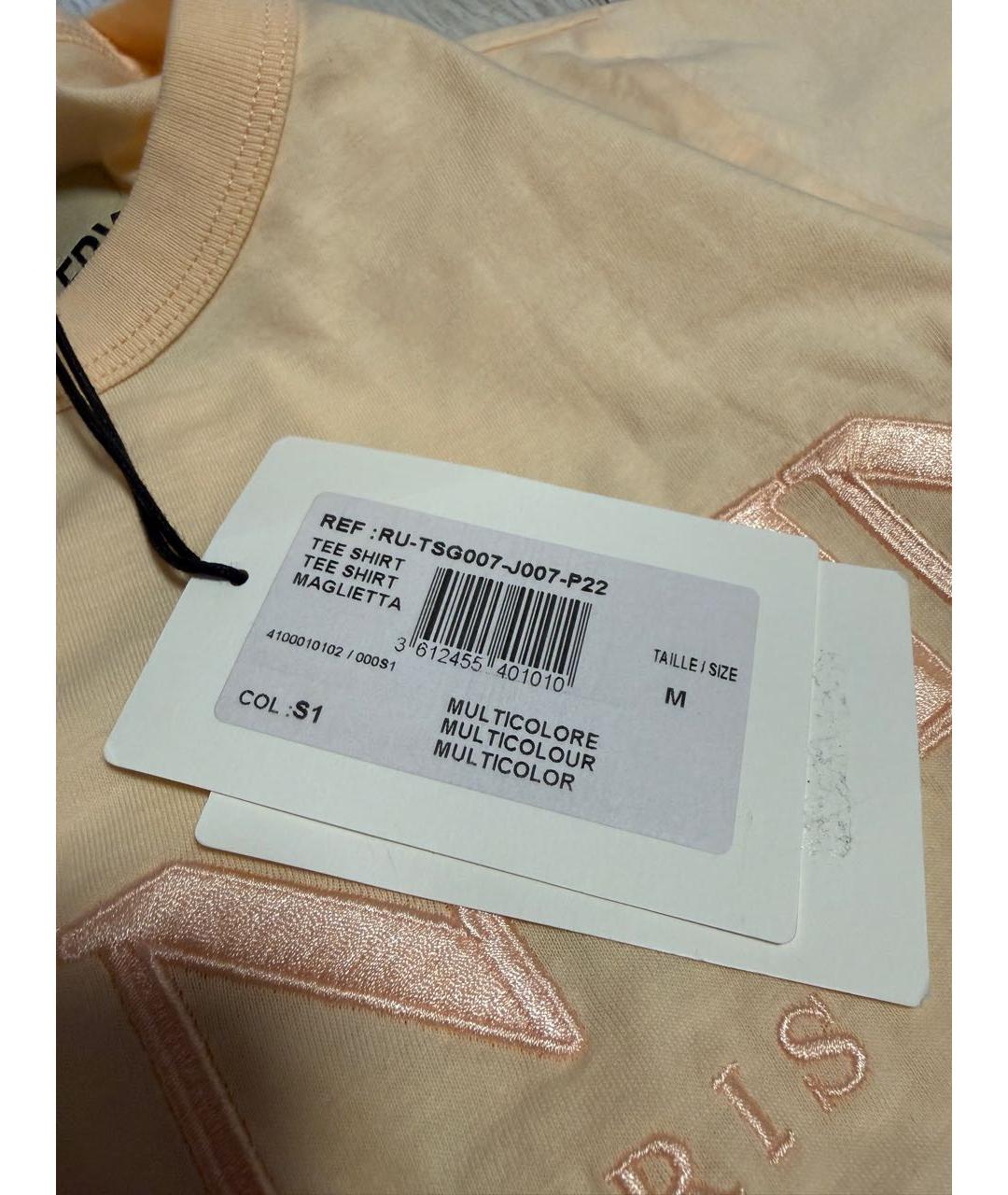 LANVIN Мульти хлопковая футболка, фото 7