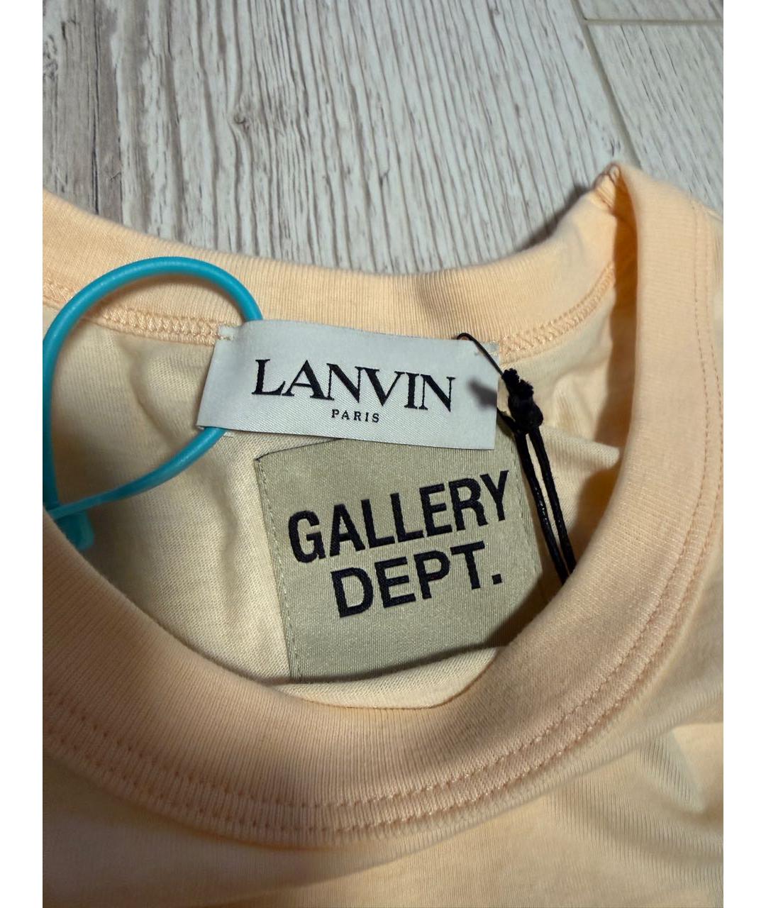 LANVIN Мульти хлопковая футболка, фото 3