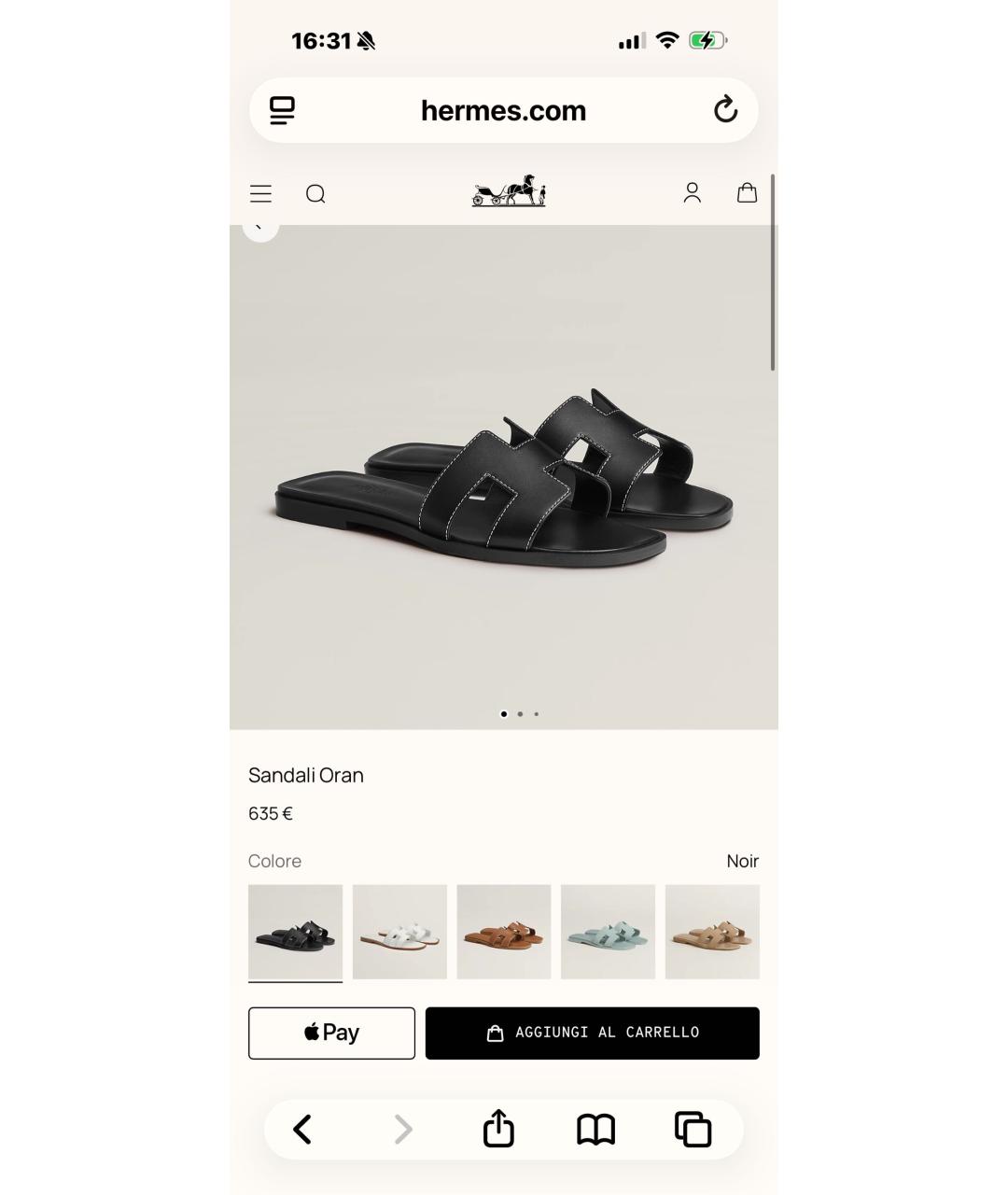 HERMES Черные кожаные сандалии, фото 7