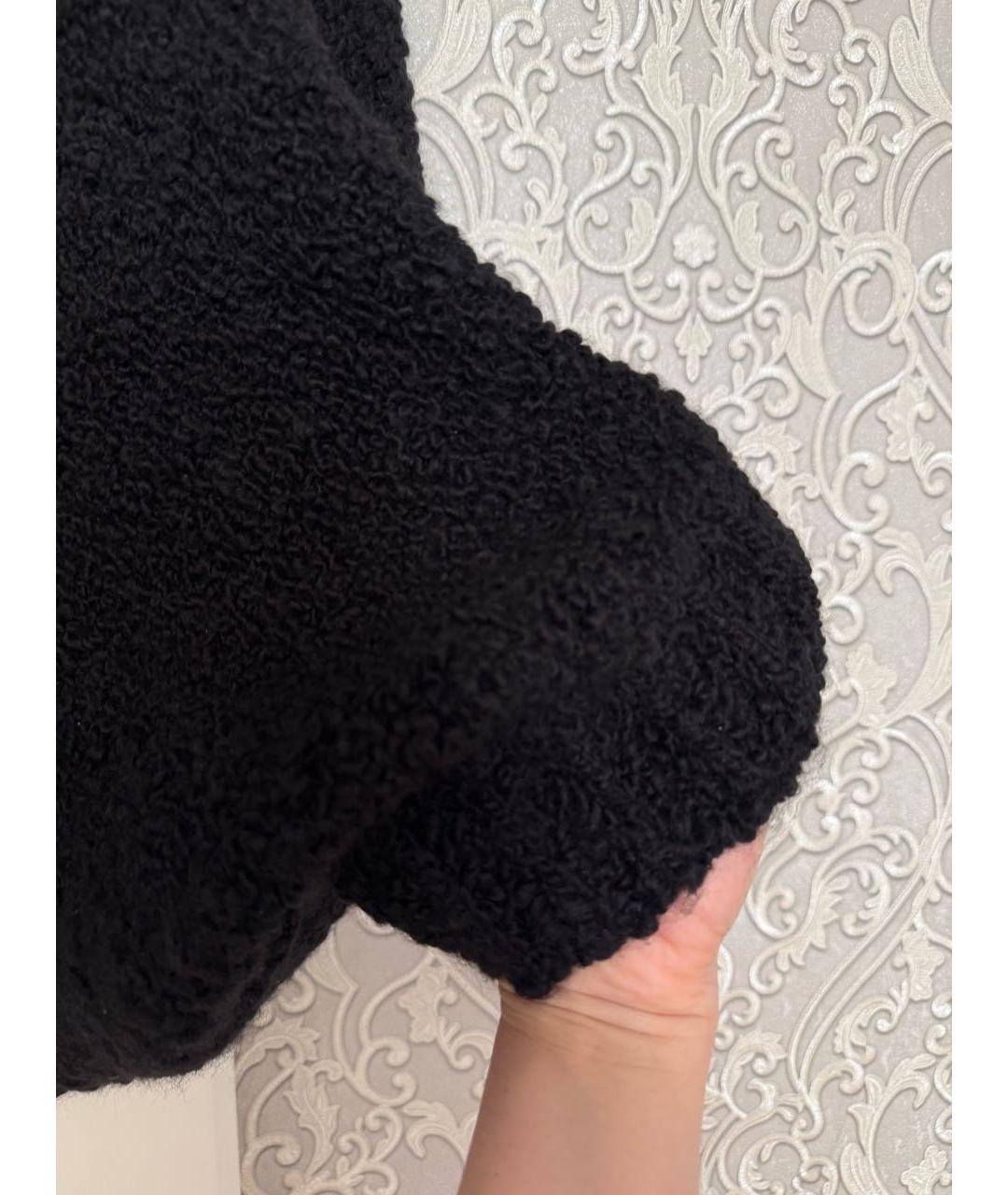 DKNY Черный шерстяной кардиган, фото 4