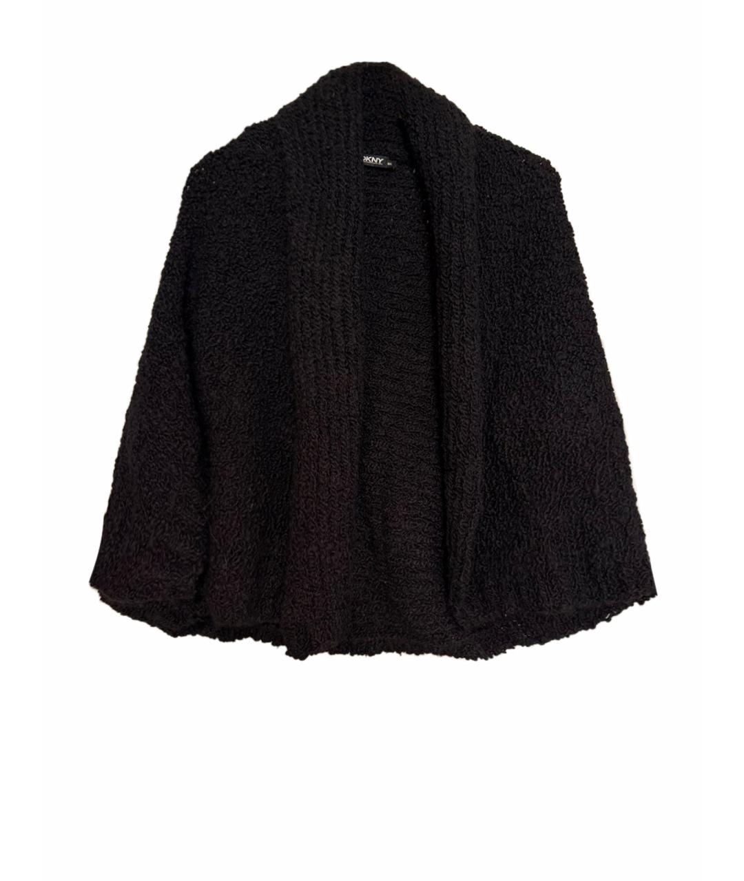 DKNY Черный шерстяной кардиган, фото 1