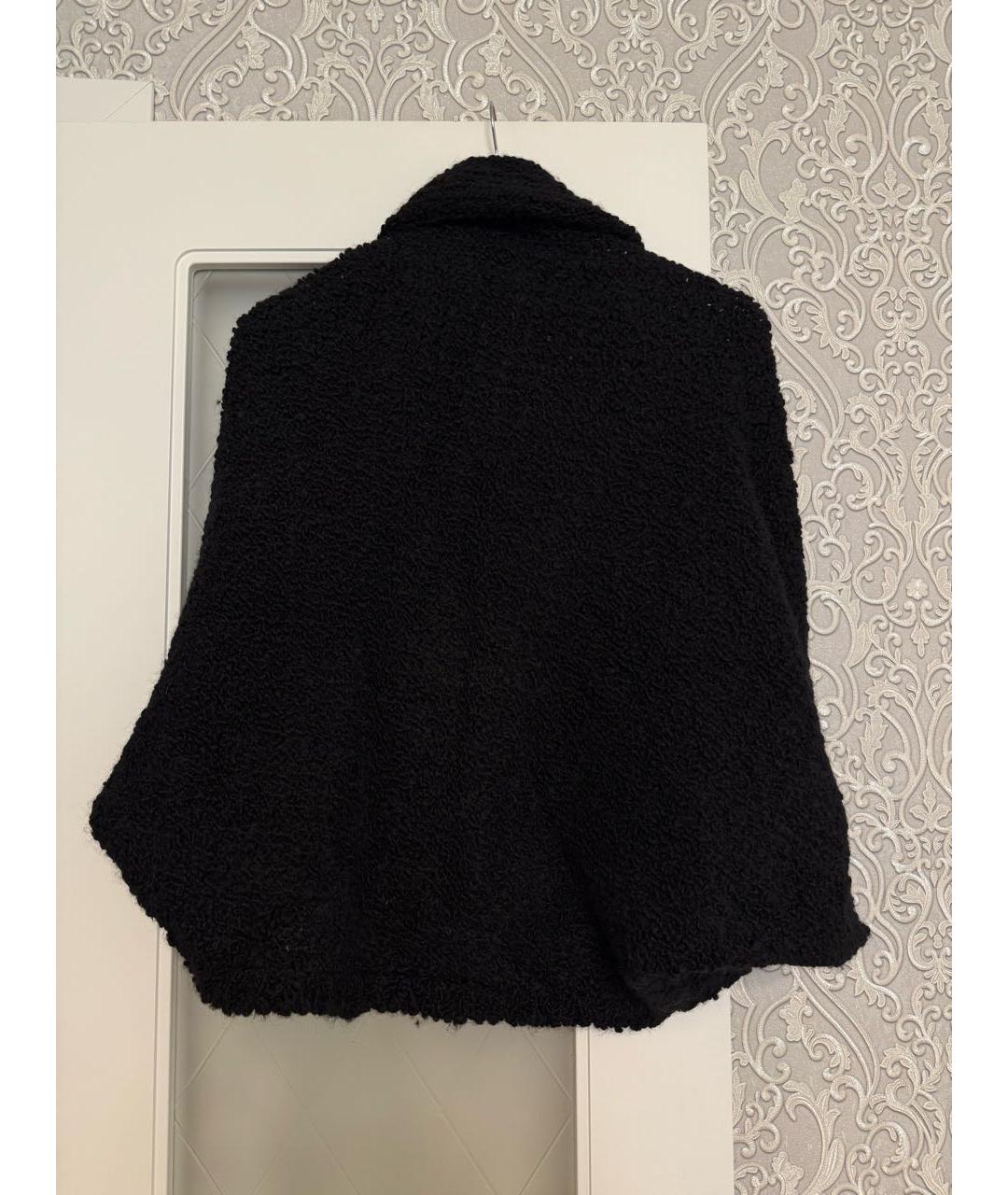DKNY Черный шерстяной кардиган, фото 2