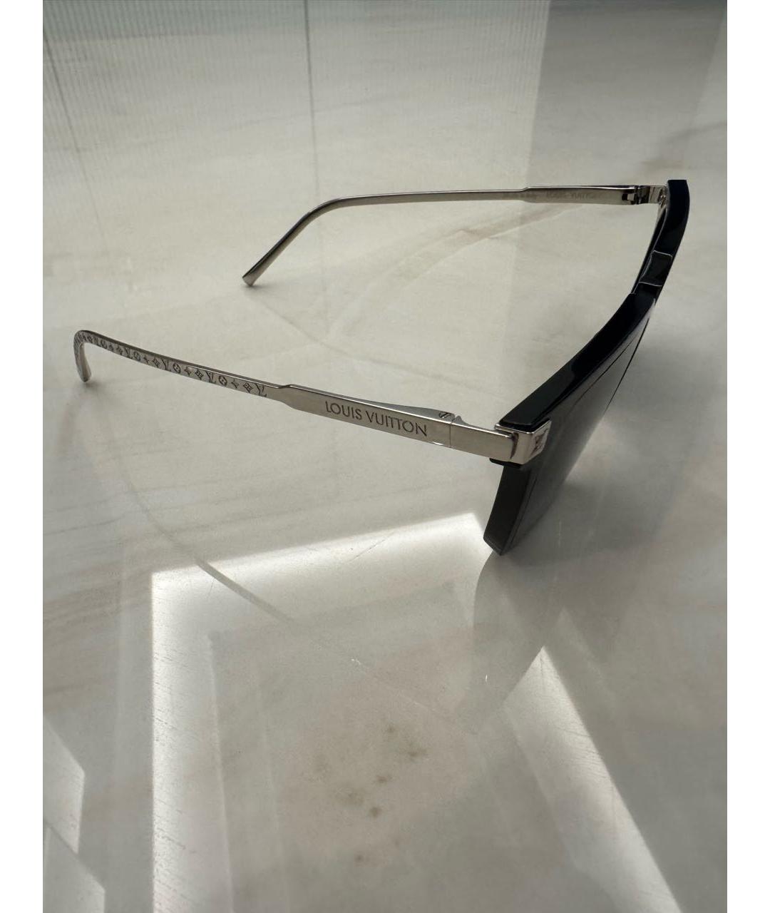 LOUIS VUITTON Черные пластиковые солнцезащитные очки, фото 2