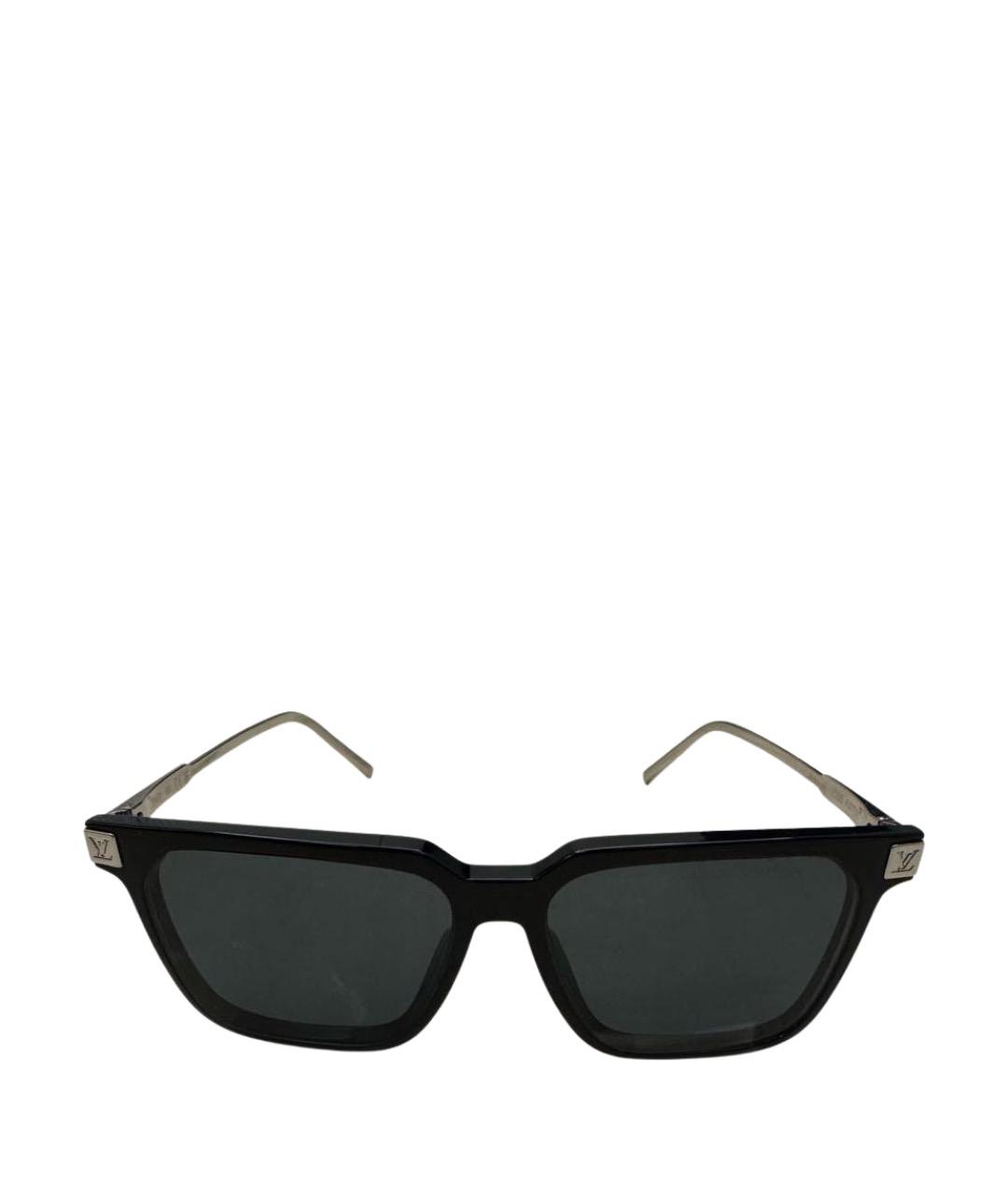 LOUIS VUITTON Черные пластиковые солнцезащитные очки, фото 1