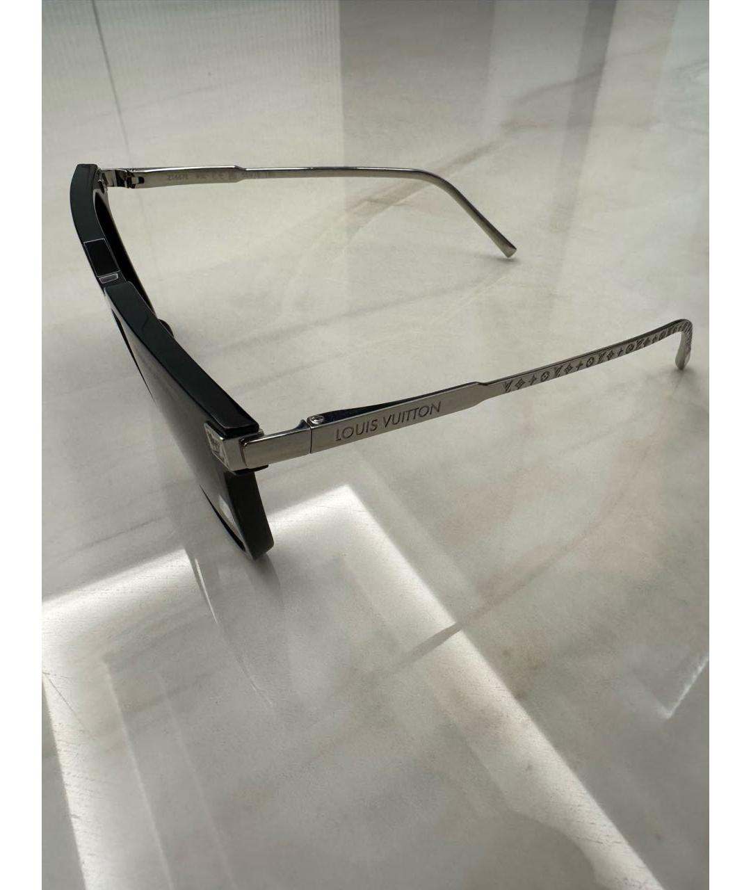 LOUIS VUITTON Черные пластиковые солнцезащитные очки, фото 6