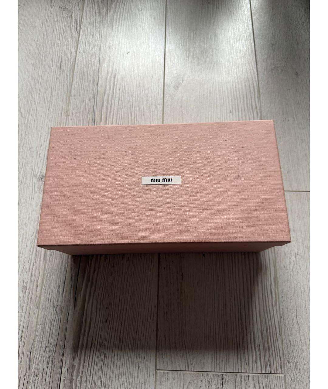 MIU MIU Черные мюли из лакированной кожи, фото 4