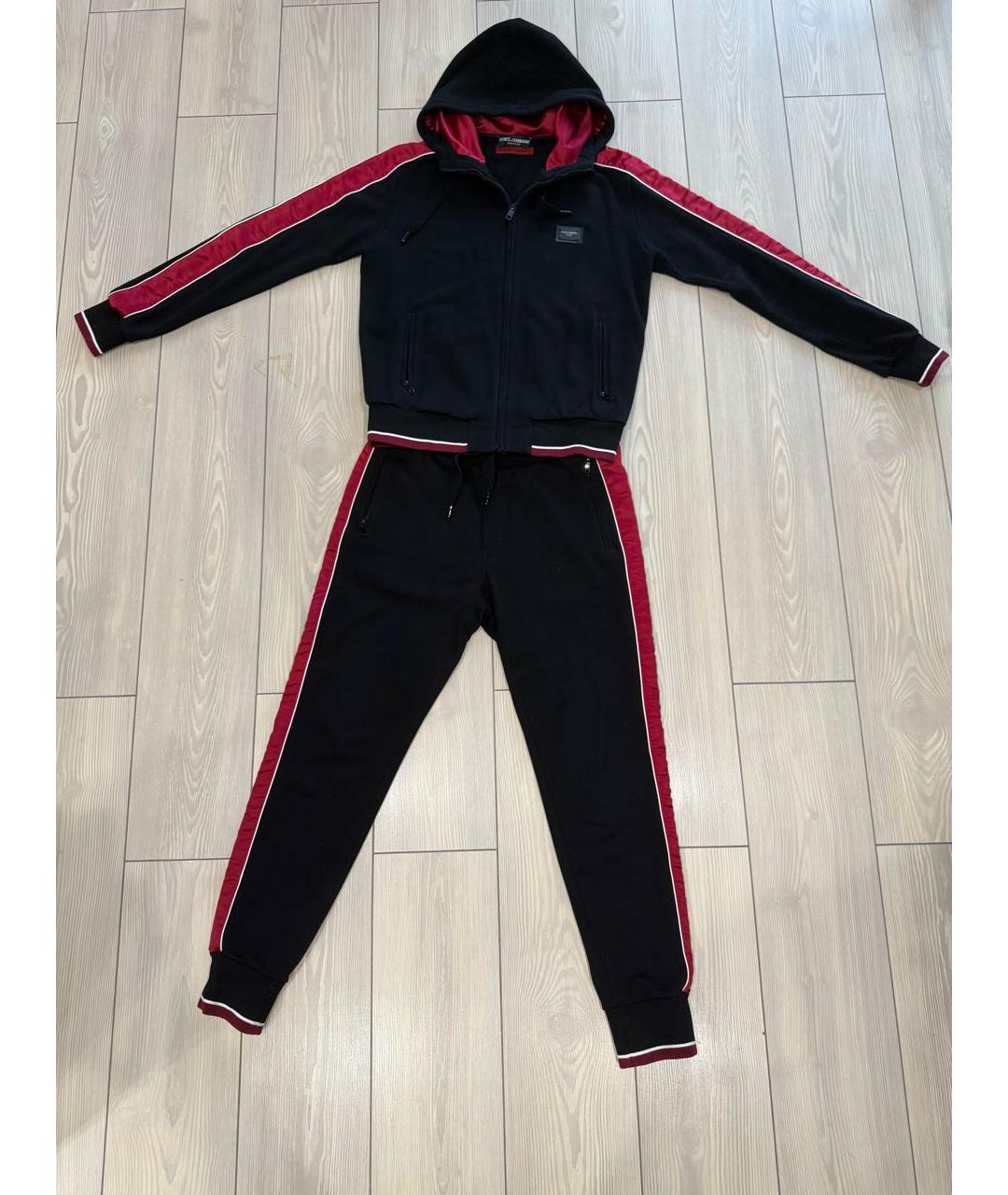 DOLCE&GABBANA Черный спортивный костюм, фото 5