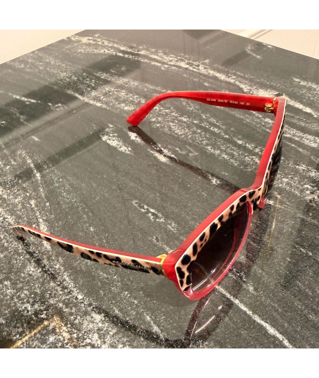 DOLCE&GABBANA Мульти пластиковые солнцезащитные очки, фото 2