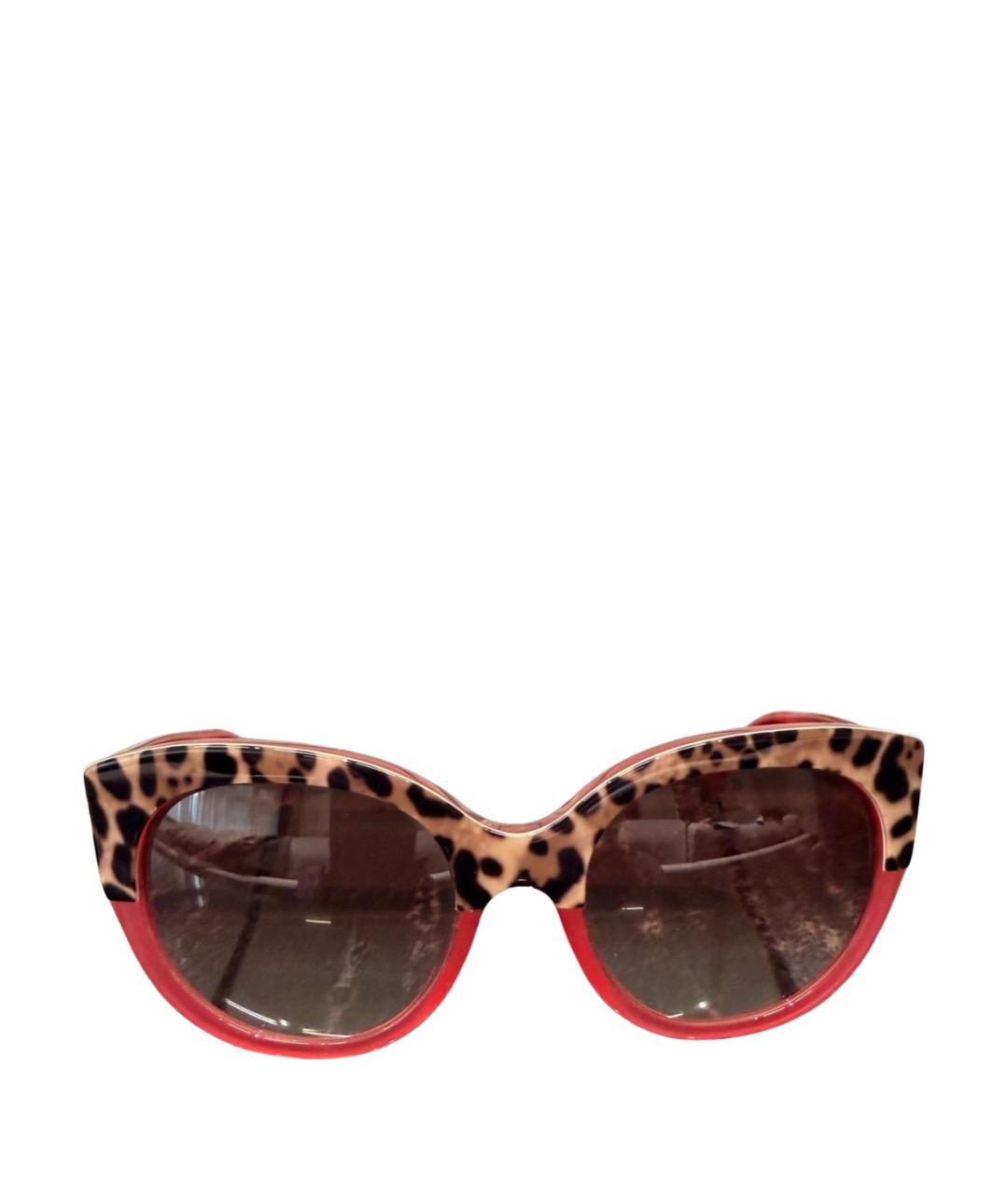 DOLCE&GABBANA Мульти пластиковые солнцезащитные очки, фото 1