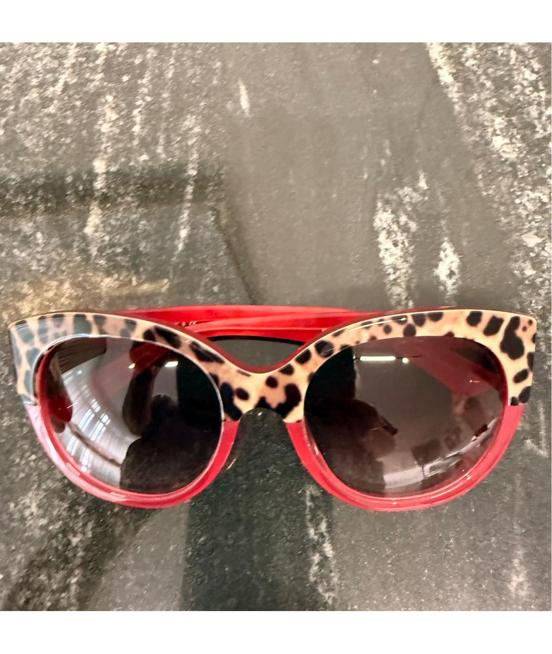 DOLCE&GABBANA Мульти пластиковые солнцезащитные очки, фото 3