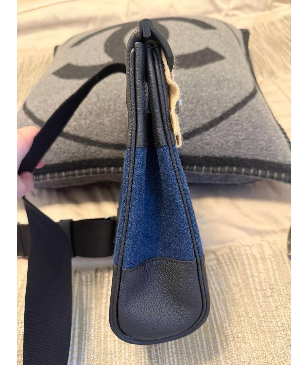 HERMES Синяя сумка на плечо, фото 6