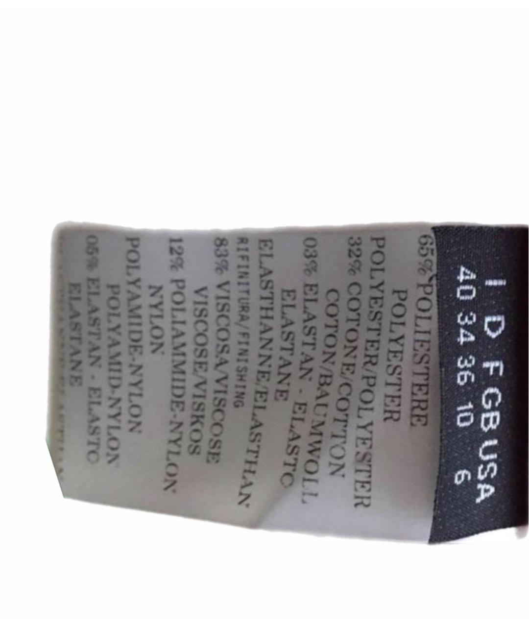 MUGLER VINTAGE Черная полиэстеровая юбка миди, фото 2