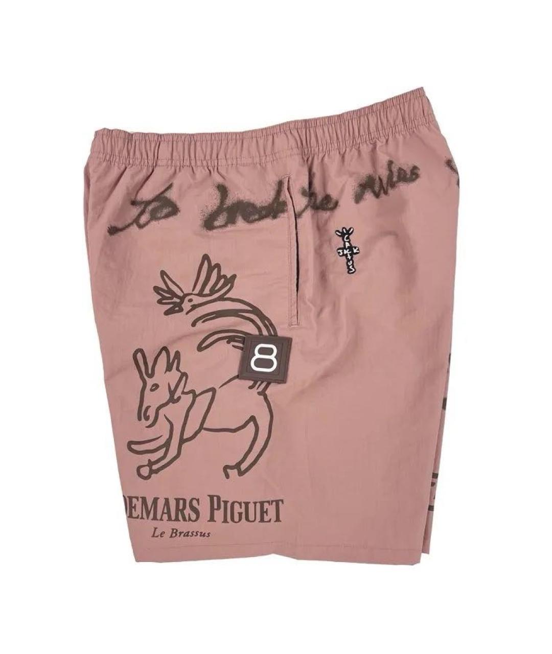 CACTUS JACK BY TRAVIS SCOTT Коралловые синтетические шорты, фото 6