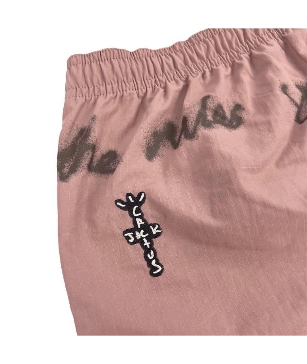 CACTUS JACK BY TRAVIS SCOTT Коралловые синтетические шорты, фото 3